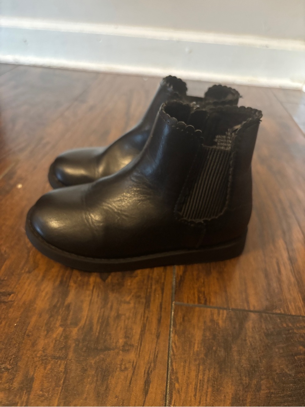 Kids Black Chelsea Ankle Boots
